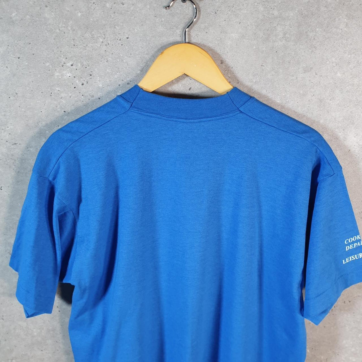 Vintage Fruit of the Loom Summer Arts day Camp 90s USA Single Stitch T Shirt Men’s Large Blue C8752