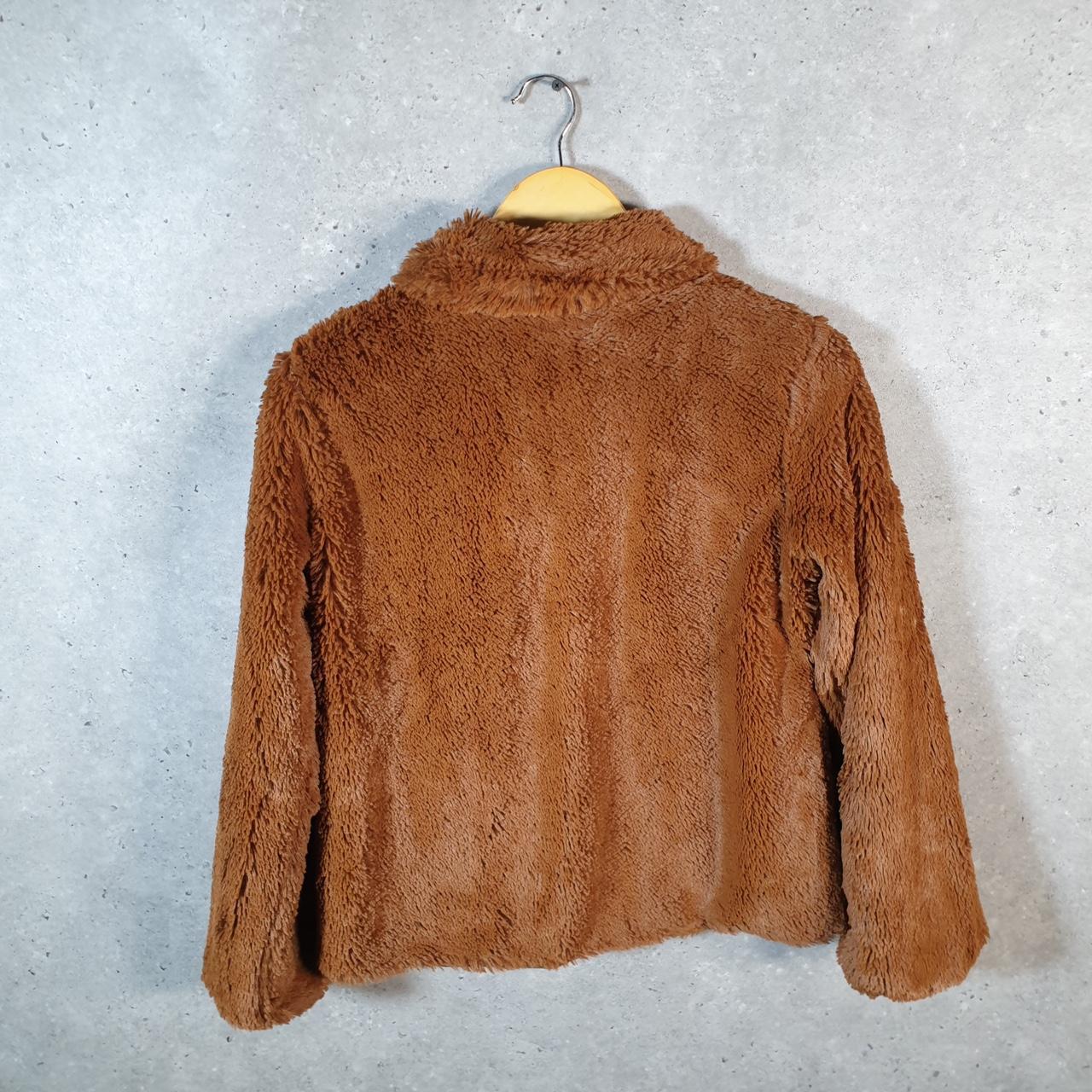 Vintage Patagonia Turtle Neck Pullover Fleece Sweater Womens XS Brown Winter