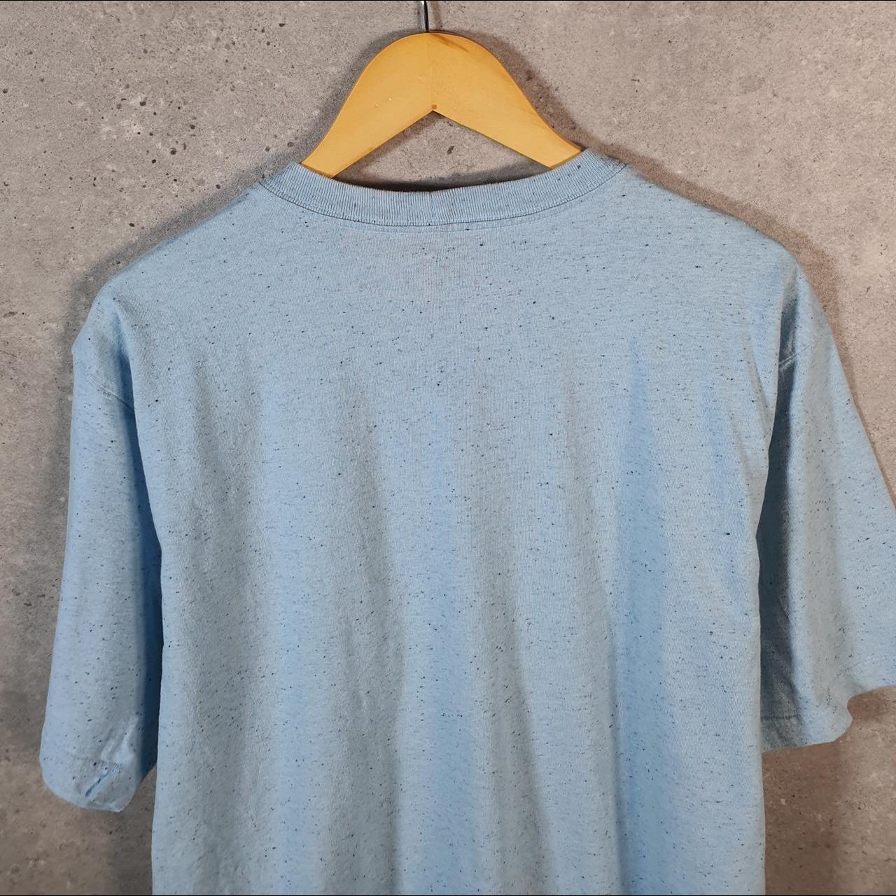 Vintage Carhartt Pocket T Shirt Men’s Medium Blue Workwear Chore Utility Loose Fit C9226