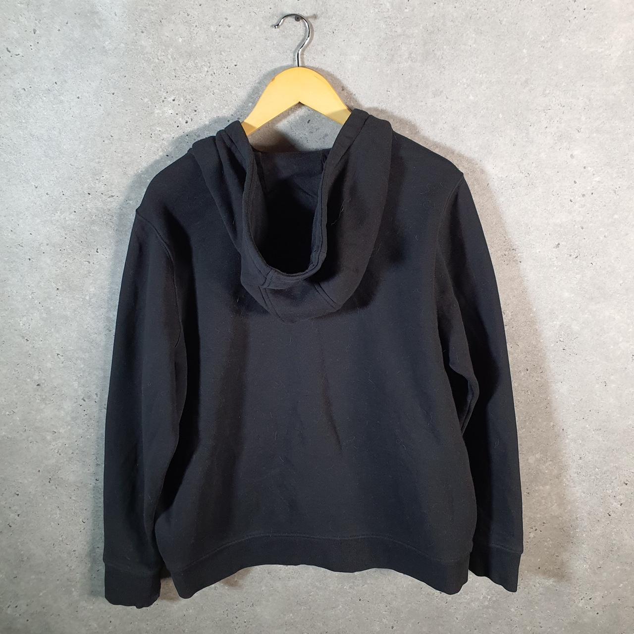 Vintage Carhartt Hoodie Womens XL Black Full Zip Blank USA Original Fit