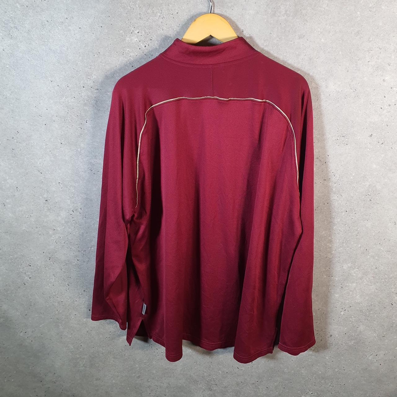 Vintage Nike Team Florida State 1/4 Zip Sweatshirt Men’s 2XL Red Swoosh Y2K Pullover