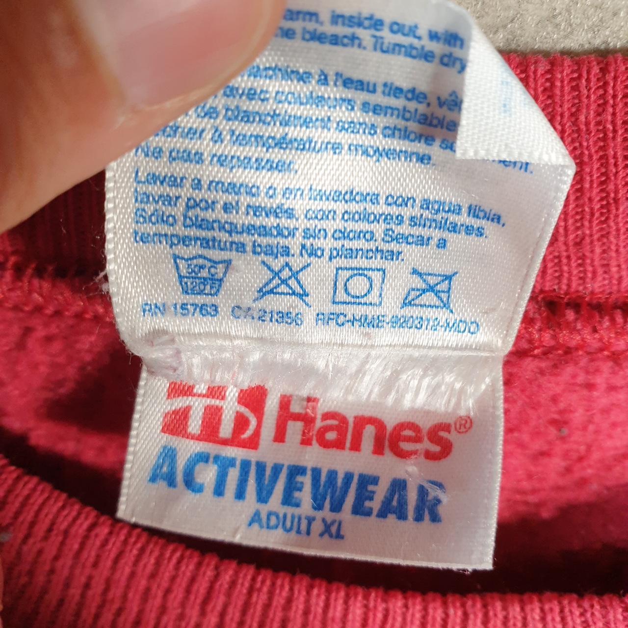 Hanes Activewear Hamilton Ohio Sweatshirt Mens XL Red Pullover USA