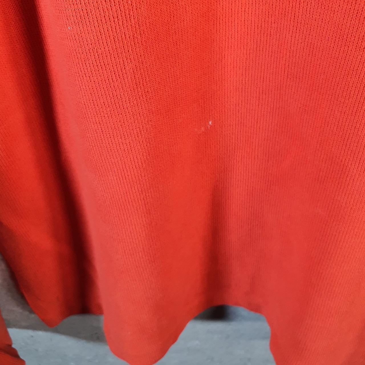 Vintage Ralph Lauren Polo 1/4 Zip Sweatshirt Men’s Medium Orange Cotton Pullover Pony