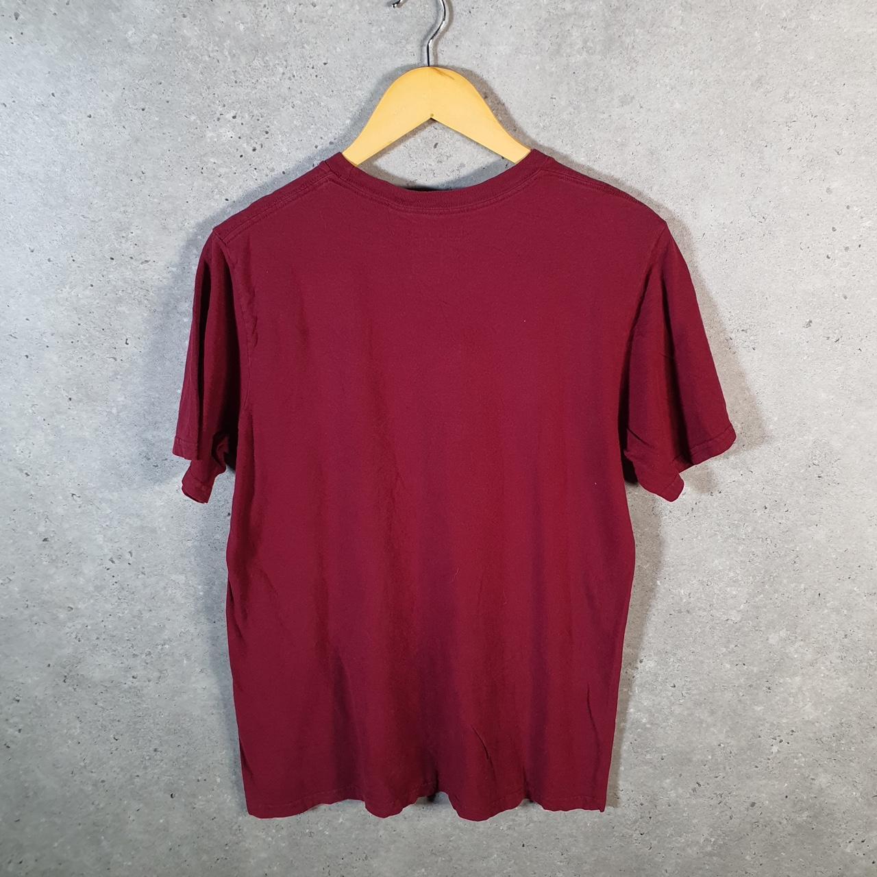 Vintage Adidas Go To Tee T Shirt Men’s Medium Red Three Stripes Logo