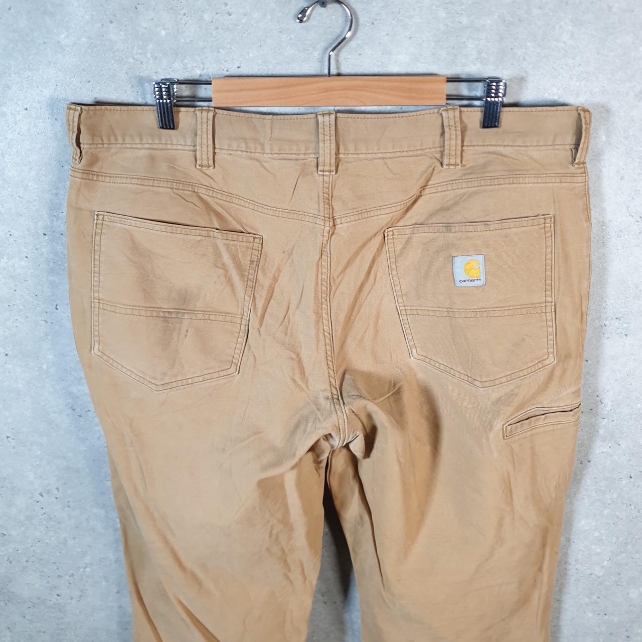 Vintage Carhartt Carpenter Trousers Mens W40 L30 Brown Relaxed Fit Workwear