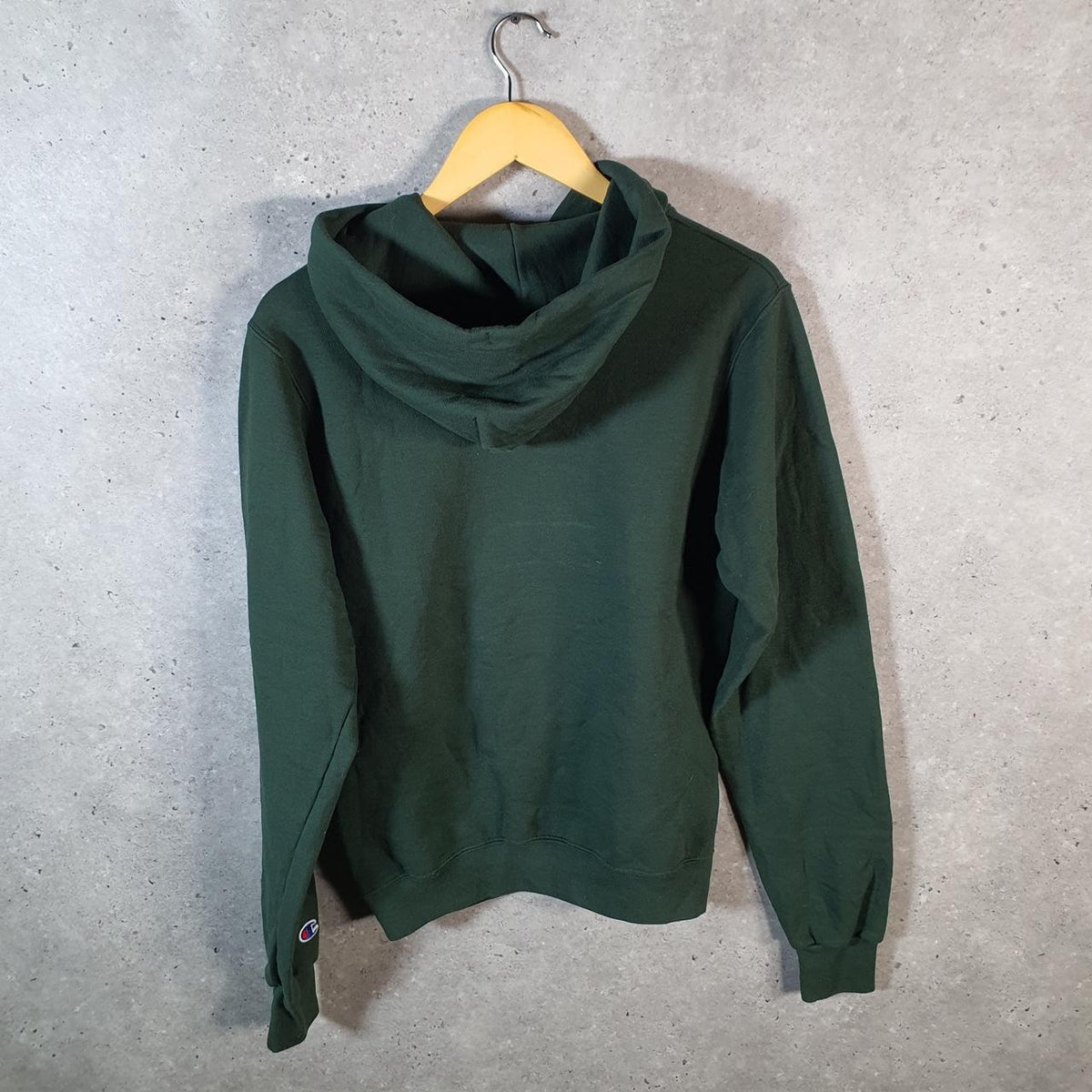 Vintage Champion Hoodie Men’s XS Green Pro Sport Pullover Cal Poly Mustangs