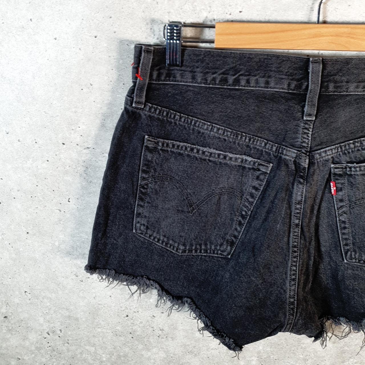 Vintage Levi’s 501 Cut Off Shorts Jorts Cargo Womens W31 Grey Relaxed Denim