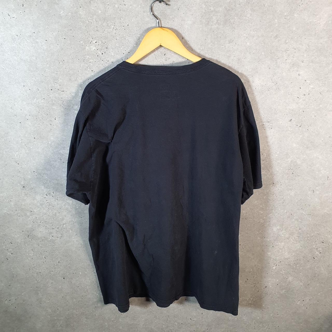 Vintage Adidas Get After It T Shirt Men’s 2XL Black Three Stripes Logo Athletic