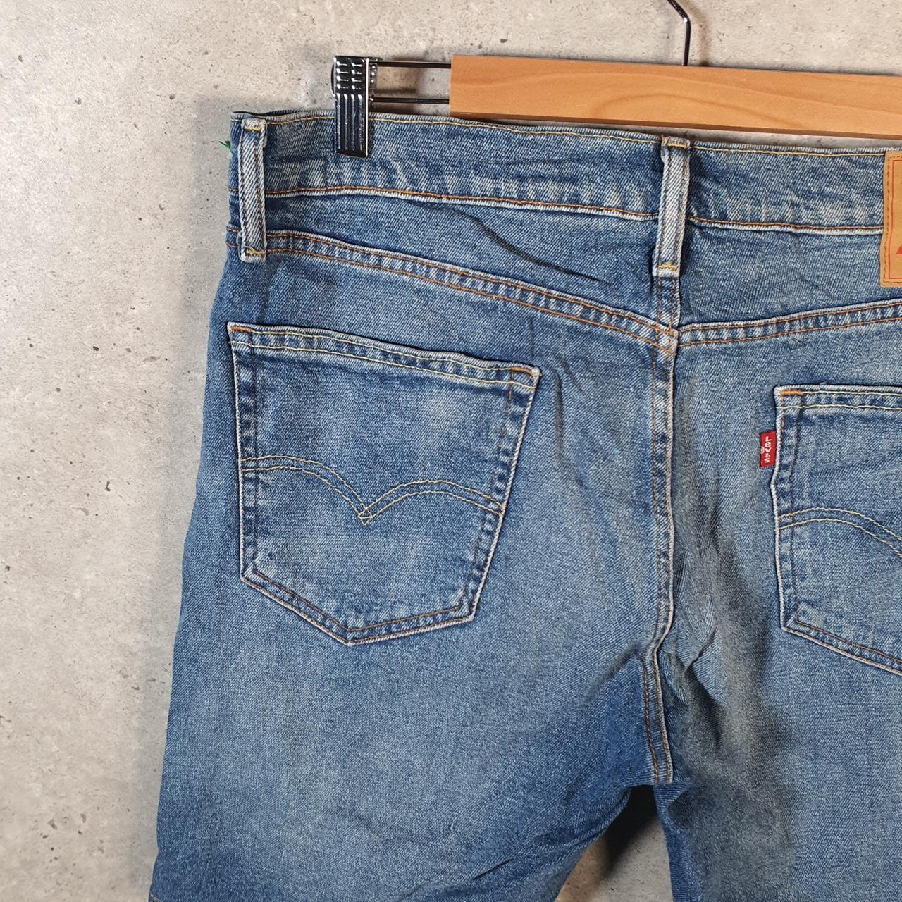 Vintage Levi’s 511 Baggy Shorts Jorts Cargo Mens W36 Blue Relaxed Denim