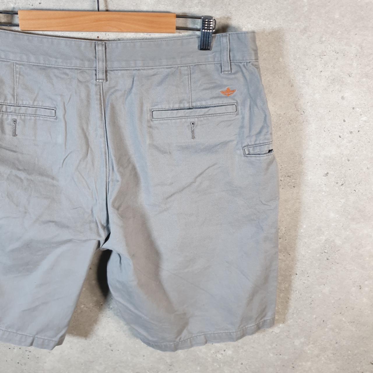 Vintage Dockers Chino Shorts Jorts Cargo Men’s W38 Grey Baggy Cotton