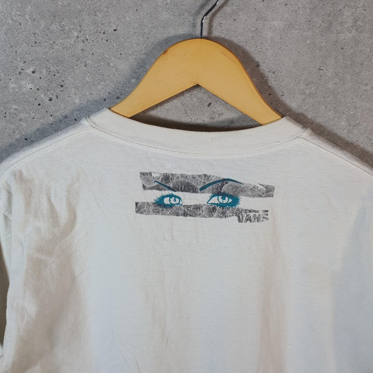 Vintage Vans Off the Wall T Shirt Men’s Large White Classic Fit Casual