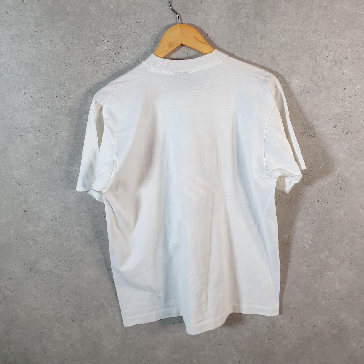 Vintage Screen Stars Proud To Be American 90s USA Single Stitch T Shirt Men’s Large White C8039