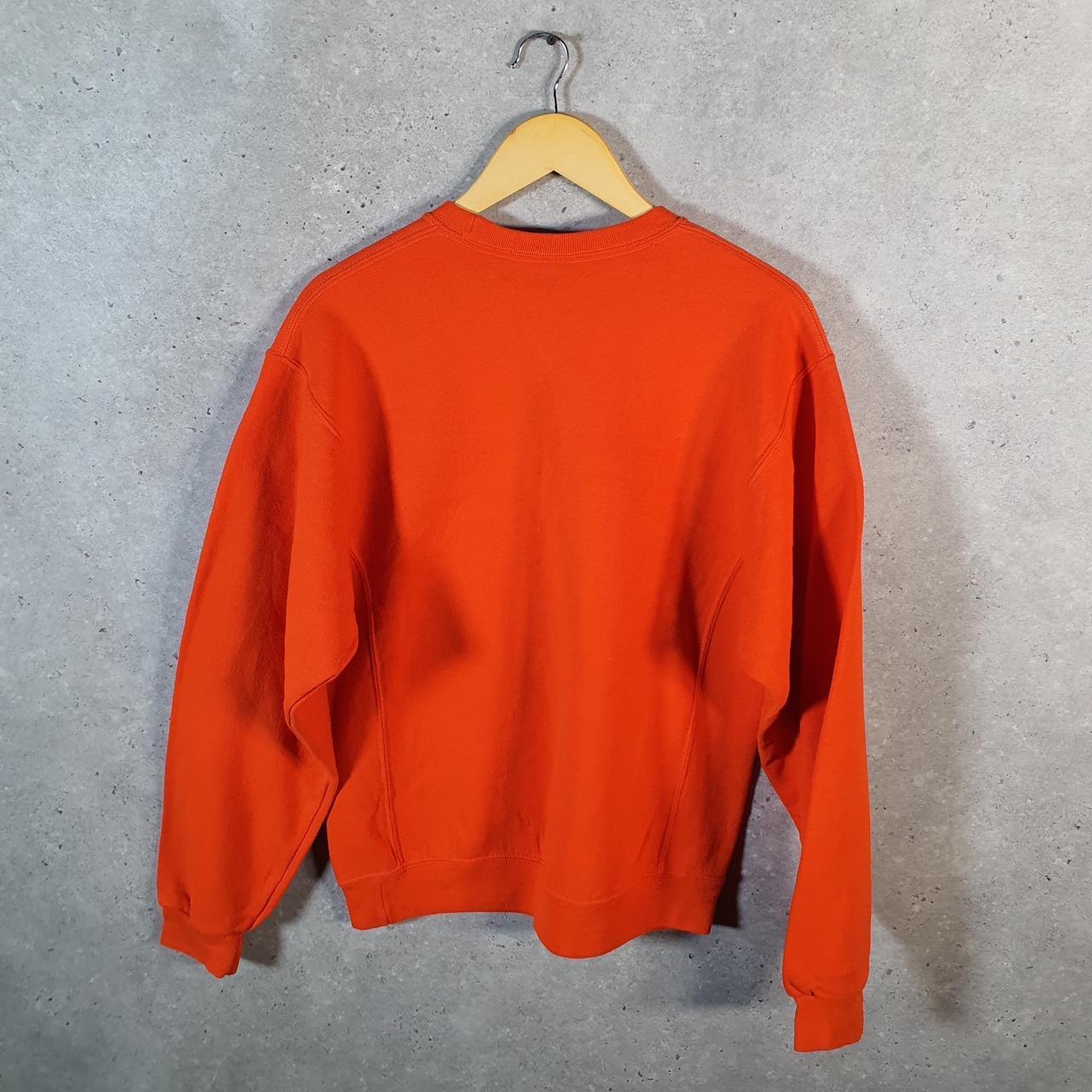 Vintage Russell Athletic Catholic High USA Sweatshirt Men’s Medium Orange Pullover