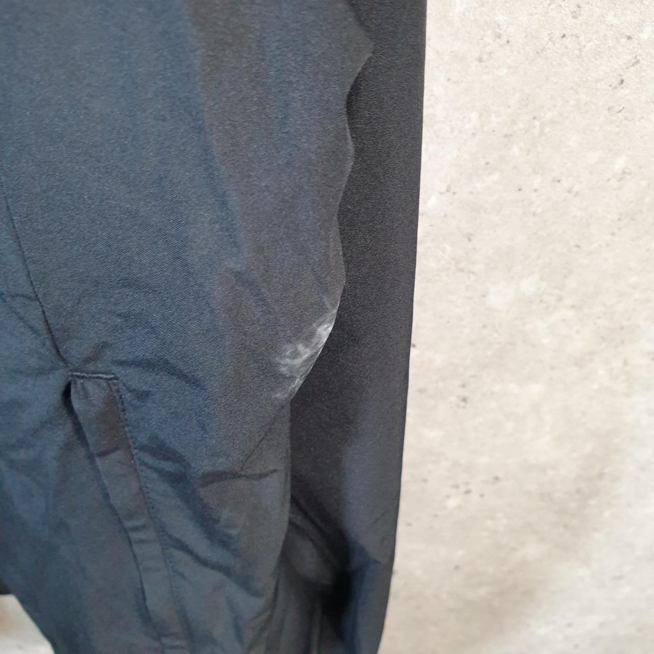 Vintage Adidas Windbreaker Track Jacket Mens XL Black USA Three Stripes Full Zip