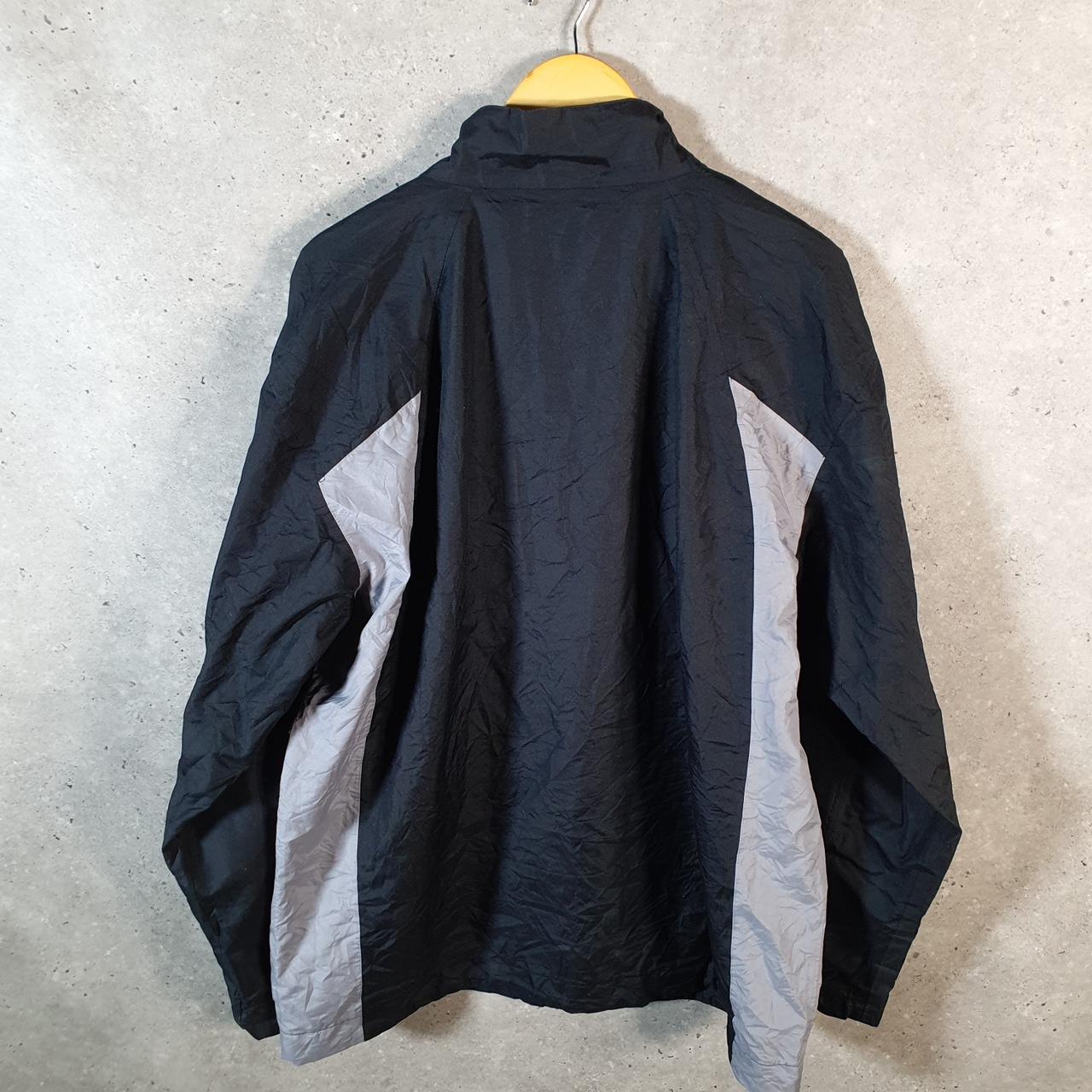 Vintage Nike Storm Fit Windbreaker Track Jacket Mens XL Black USA Swoosh Full Zip USA