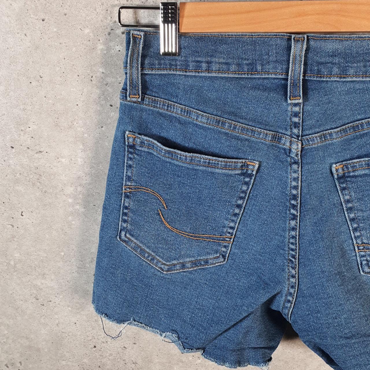 Vintage Levi’s Baggy Shorts Jorts Cargo Womens W27 Blue Relaxed Denim A4550