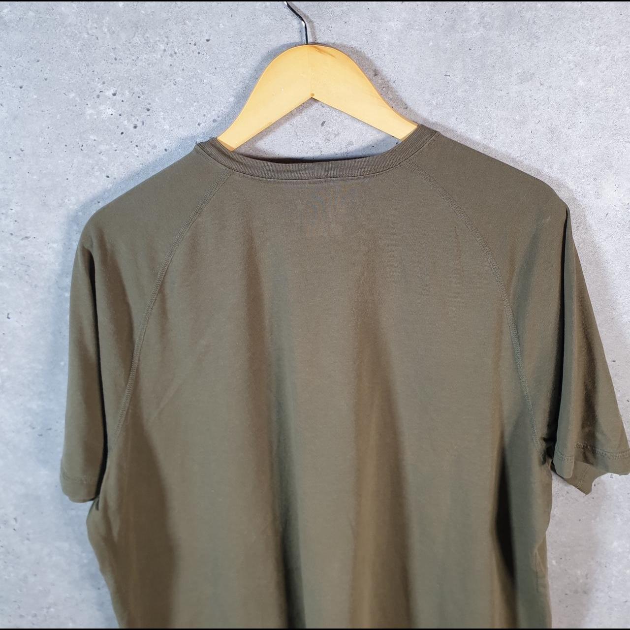 Vintage Carhartt Pocket T Shirt Men’s Large Khaki Green Workwear Chore Utility Relaxed Fit C9315