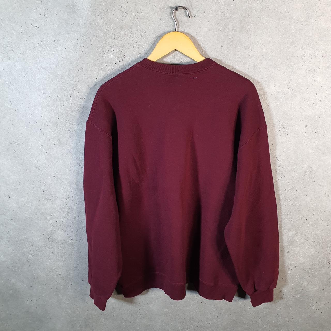 Vintage Russell Athletic Lockhaven Alumni Sweatshirt Men’s XL Burgundy Pullover Baggy