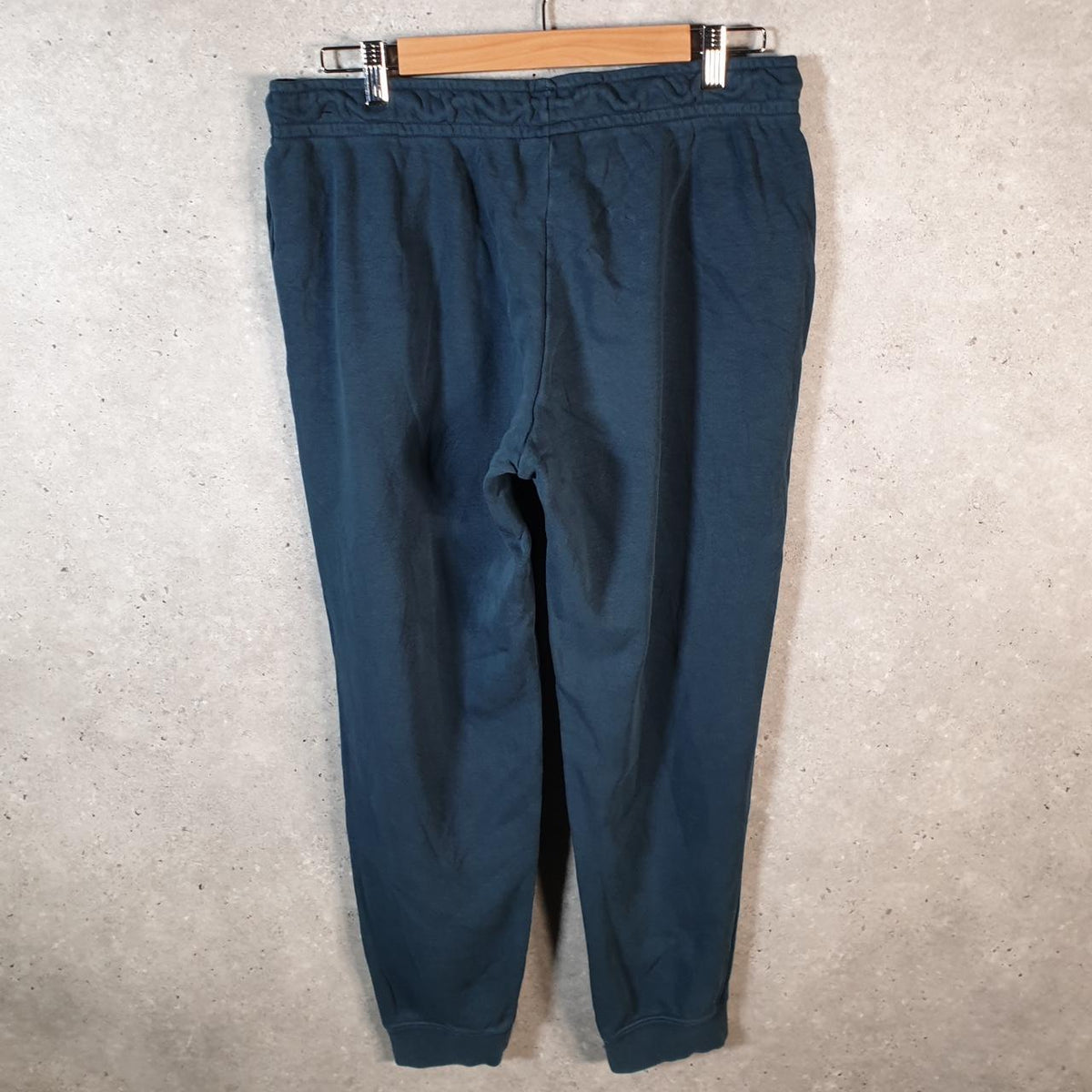 Vintage Nike Club Sweatpant Joggers Mens Large Navy Blue Swoosh Sports Tracksuit - Big Fish Vintage