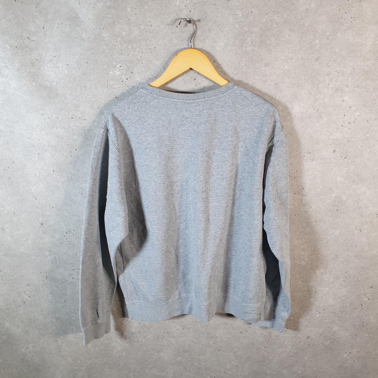 Vintage Nike Club Embroidered Sweatshirt Men’s Medium Grey Swoosh Y2K Pullover Logo