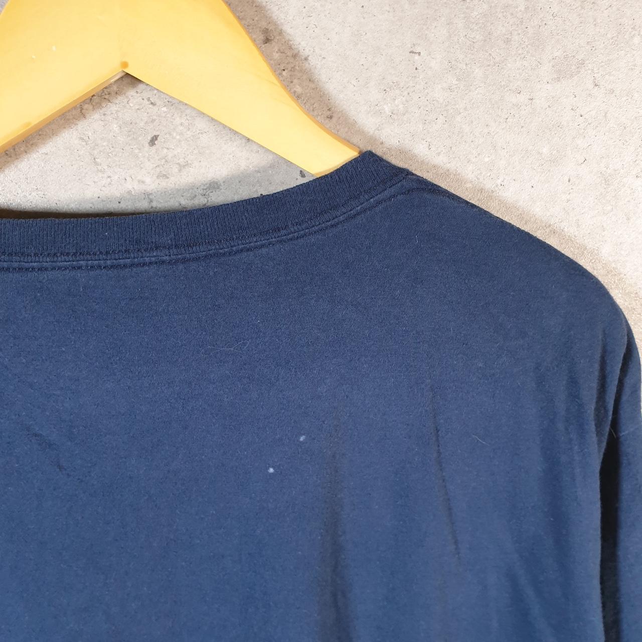 Vintage Adidas Go To Tee Spellout T Shirt Men’s XL Navy Blue Three Stripes Athletic