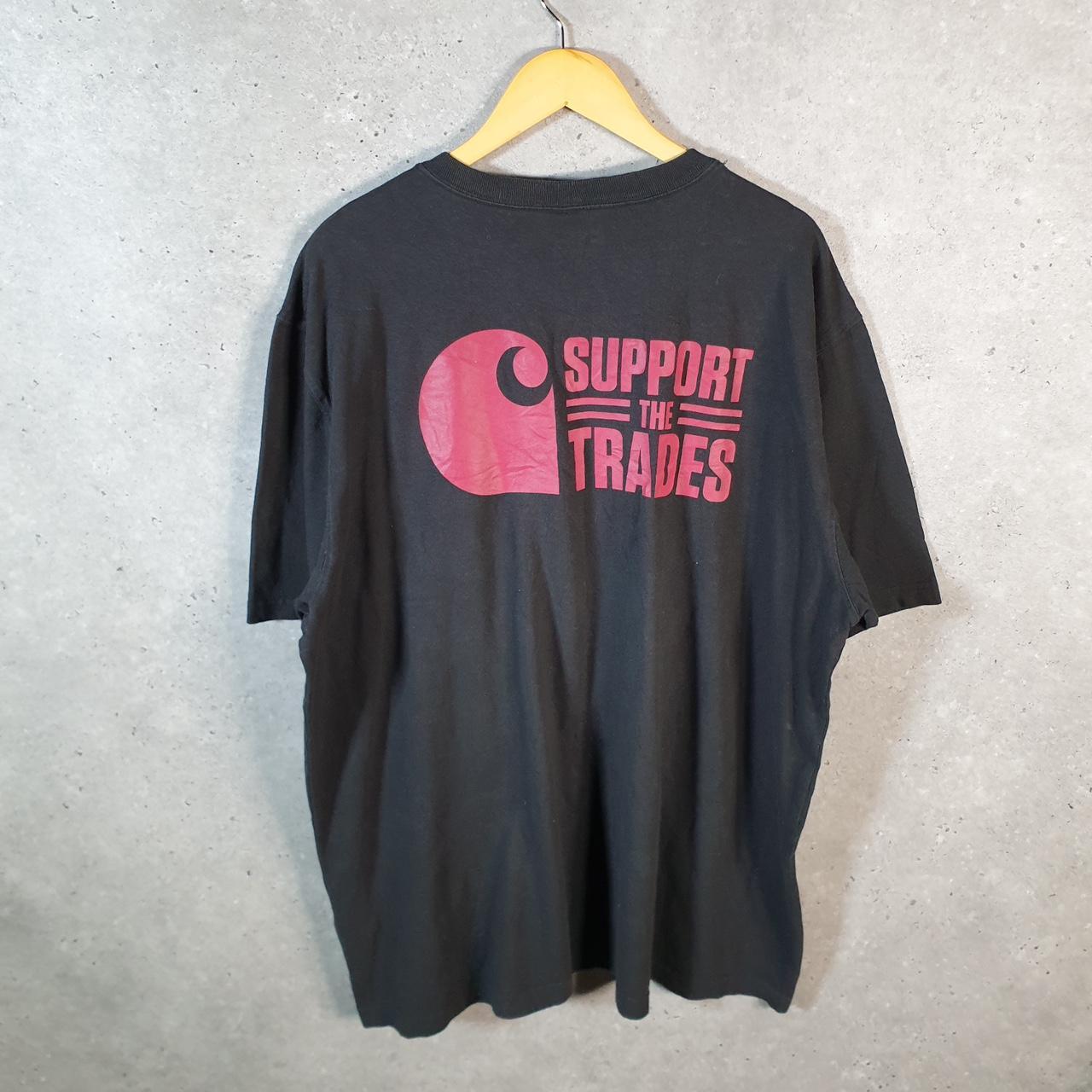 Vintage Carhartt Pocket T Shirt Men’s XL Black Workwear Chore Utility Loose Fit C9317