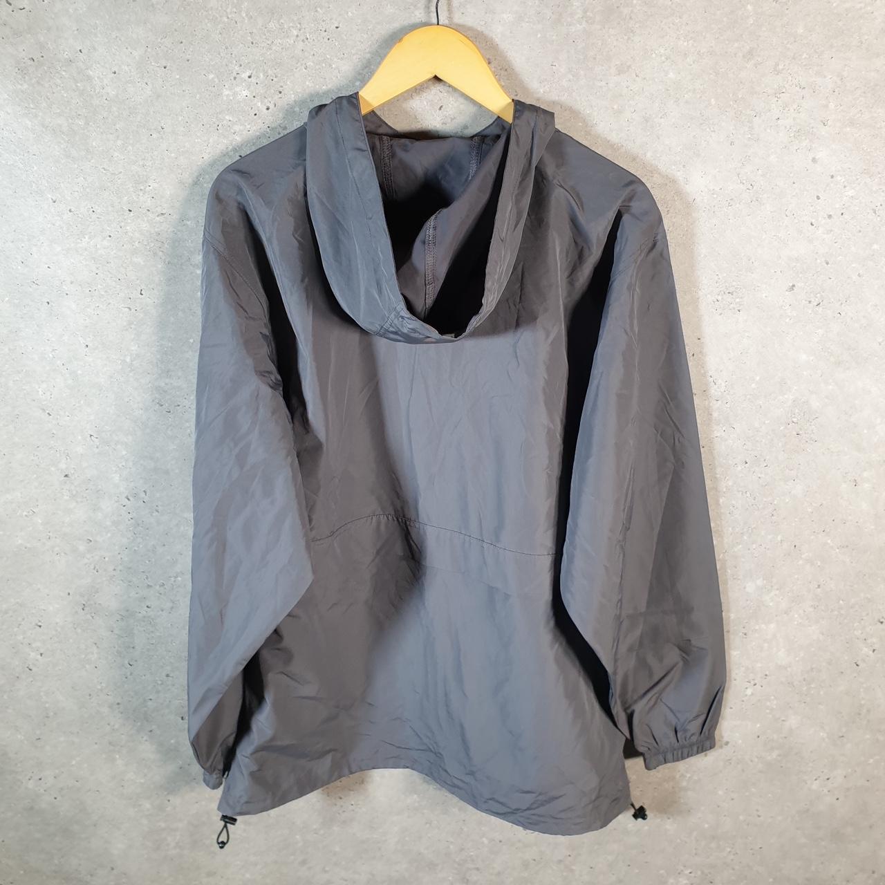 Vintage Champion Windbreaker Mens Large Grey Full Zip