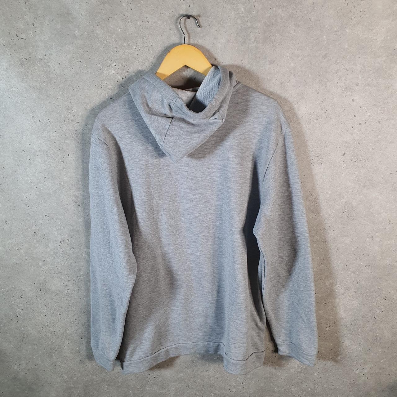 Vintage Nike Dri Fit Hoodie Men’s XL Grey Swoosh Y2K Pullover Logo