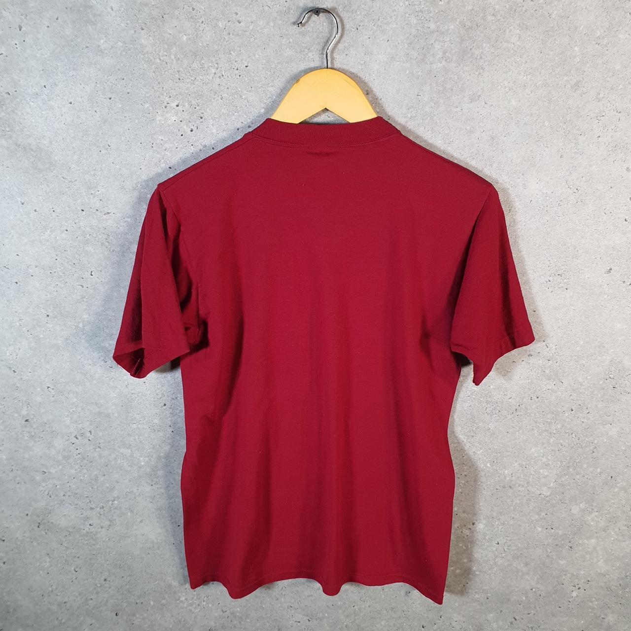 Vintage Jerzees Alabama Crimson Tide 90s USA Single Stitch T Shirt Men’s Large Red