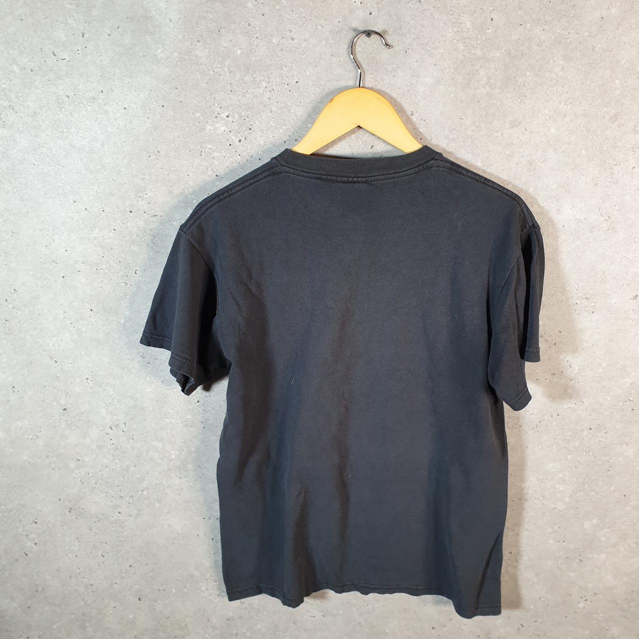 Vintage Looney Tunes Tasmanian Devil Back Off 90s T Shirt Men’s M Black Graphic