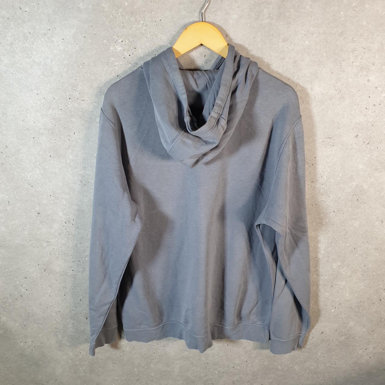 Vintage Nike Club Embroidered Hoodie Men’s XL Grey Swoosh Y2K Pullover