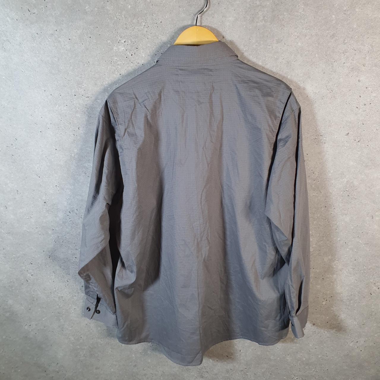 Vintage Carhartt Shirt Button Down Mens XL Grey Long Sleeve Utility Relaxed Fit