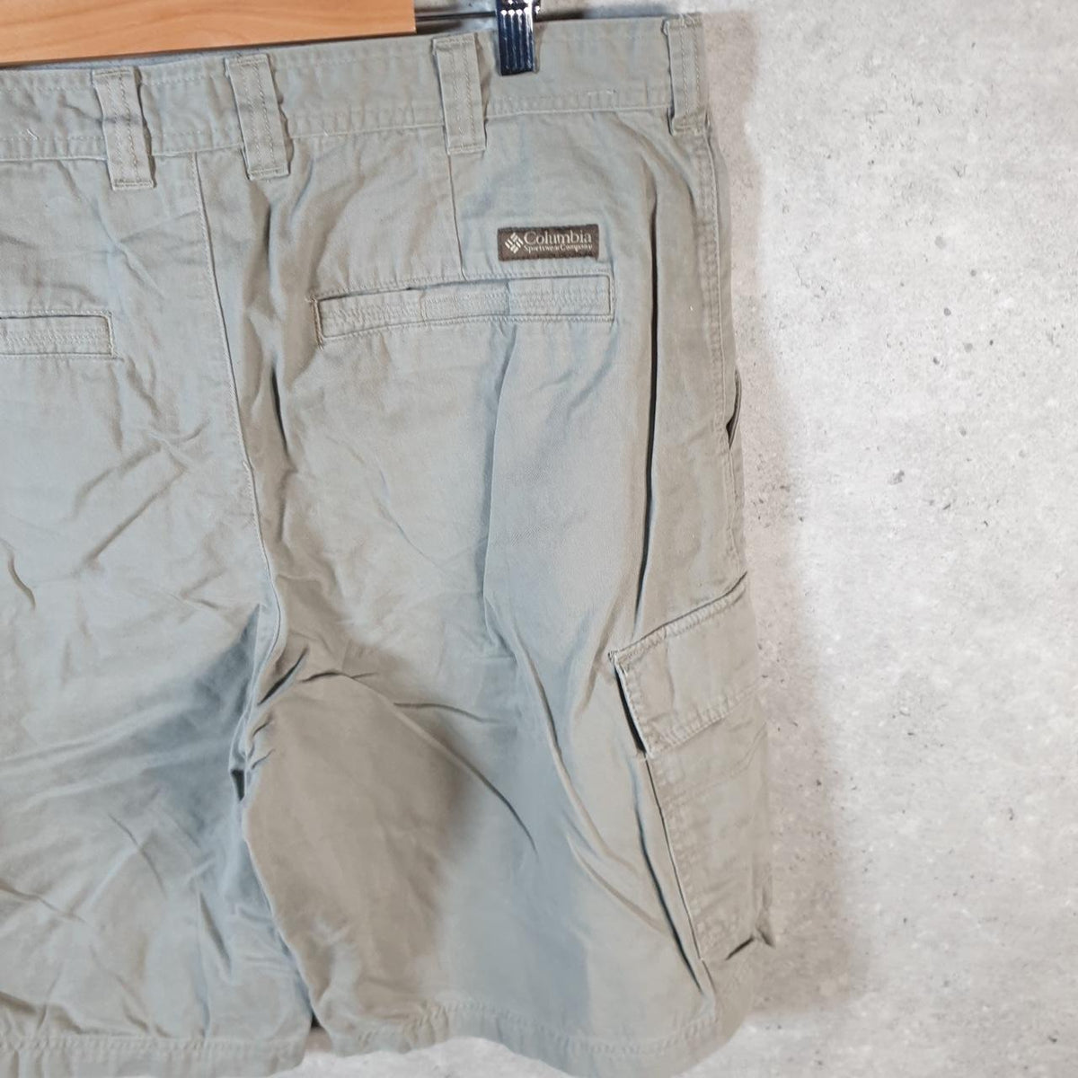 Vintage Columbia Carpenter Shorts Jorts Cargo Men’s W38 Brown Athletic Hiking Baggy