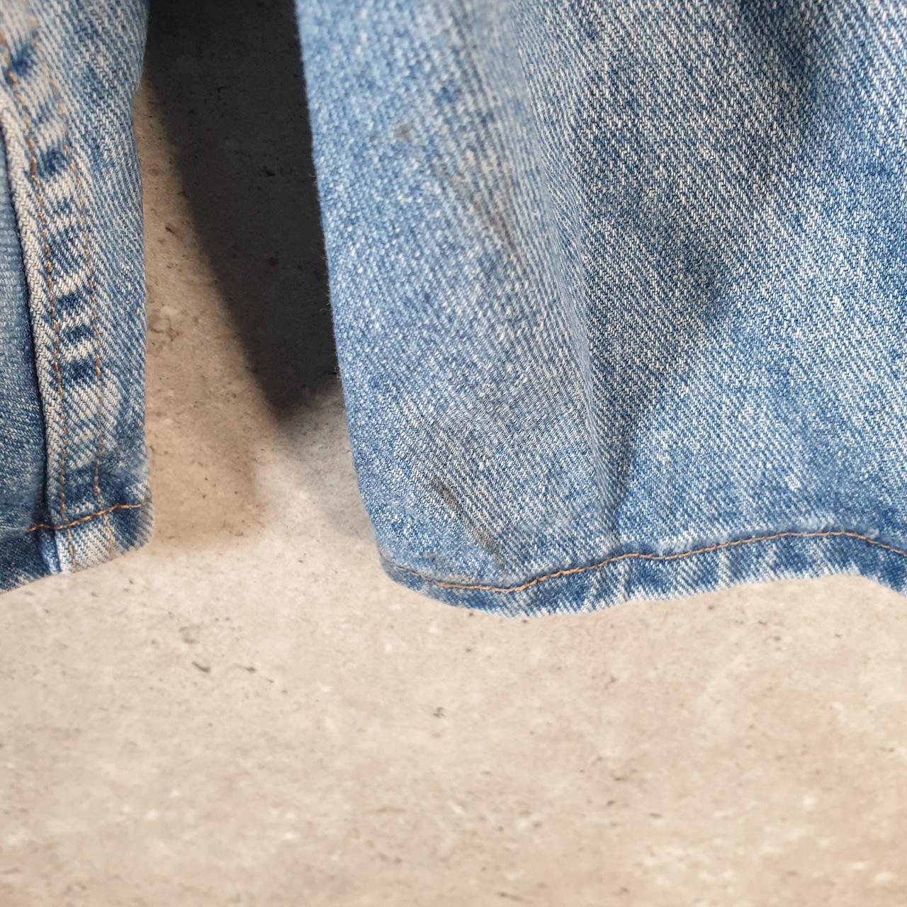 Vintage Wrangler Denim Shorts Jorts Cargo Men’s W36 Blue Baggy Cotton