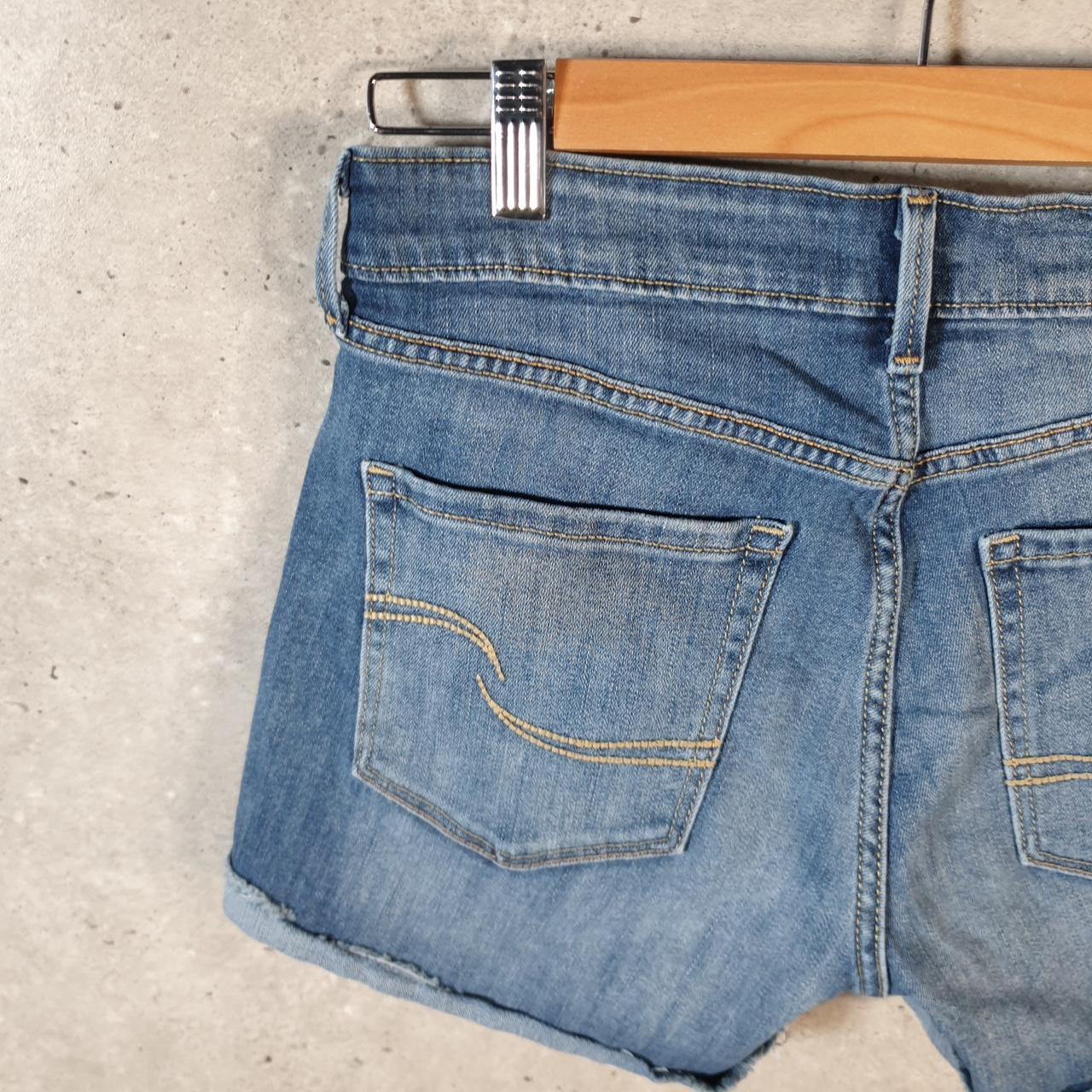 Vintage Levi’s Cut Off Baggy Shorts Jorts Cargo Womens W28 Blue Relaxed Denim