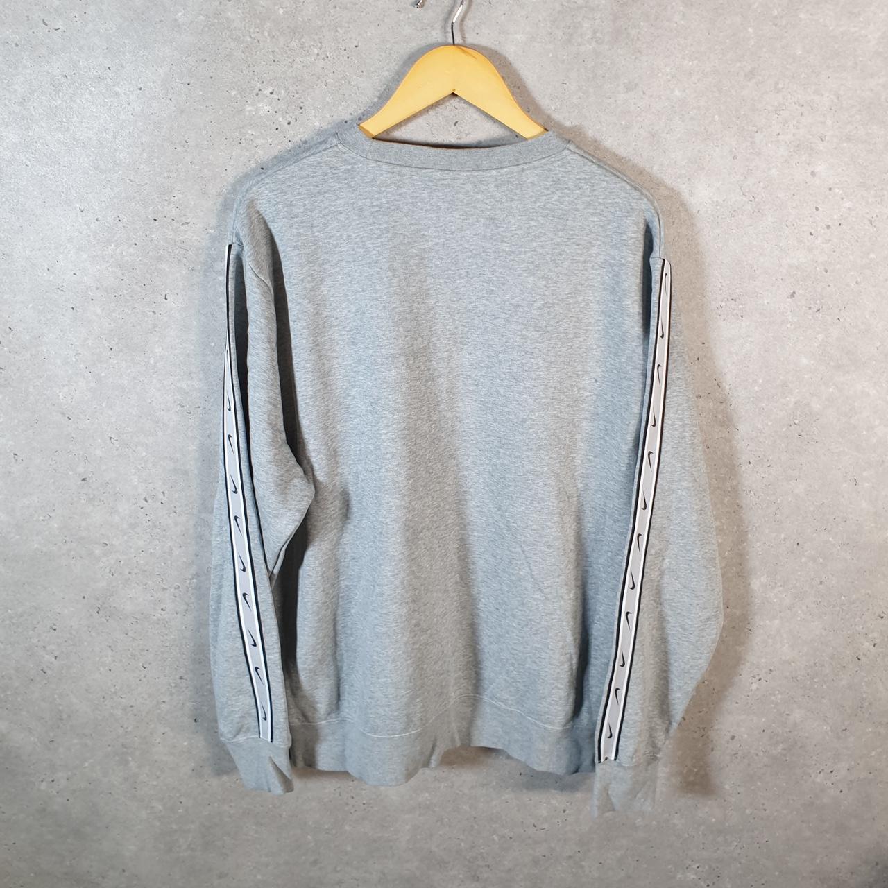 Vintage Nike Centre Swoosh Sweatshirt Mens Large Grey Y2K Pullover Logo