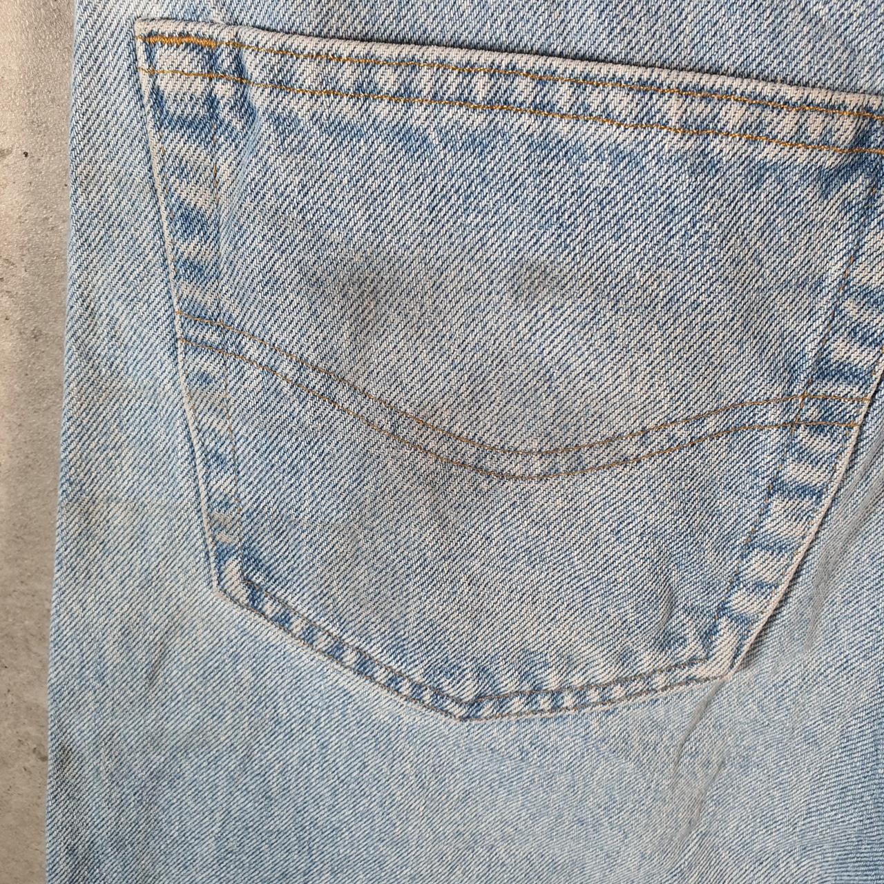 Vintage Carhartt Baggy Carpenter Shorts Jorts Cargo Men’s W36 Blue Relaxed Fit Workwear A4856