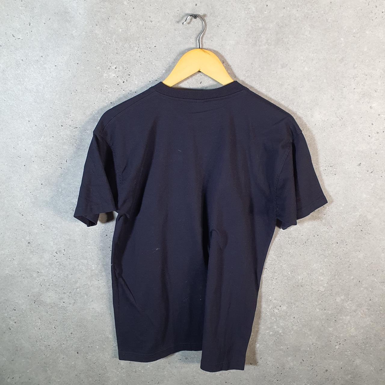 Vintage Hard Rock Cafe Beijing 90s USA Spellout T Shirt Men’s Medium Navy Blue