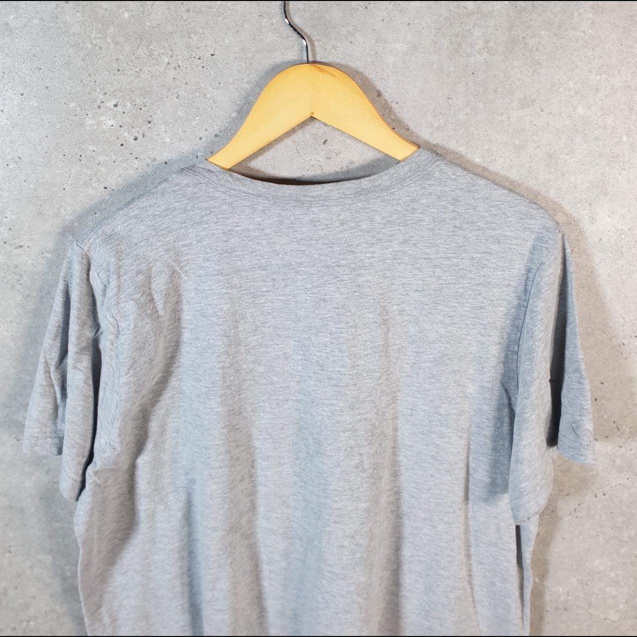 Vintage Adidas Amplifier T Shirt Shirt Men’s Large Grey Three Stripes Logo Athletic C9915