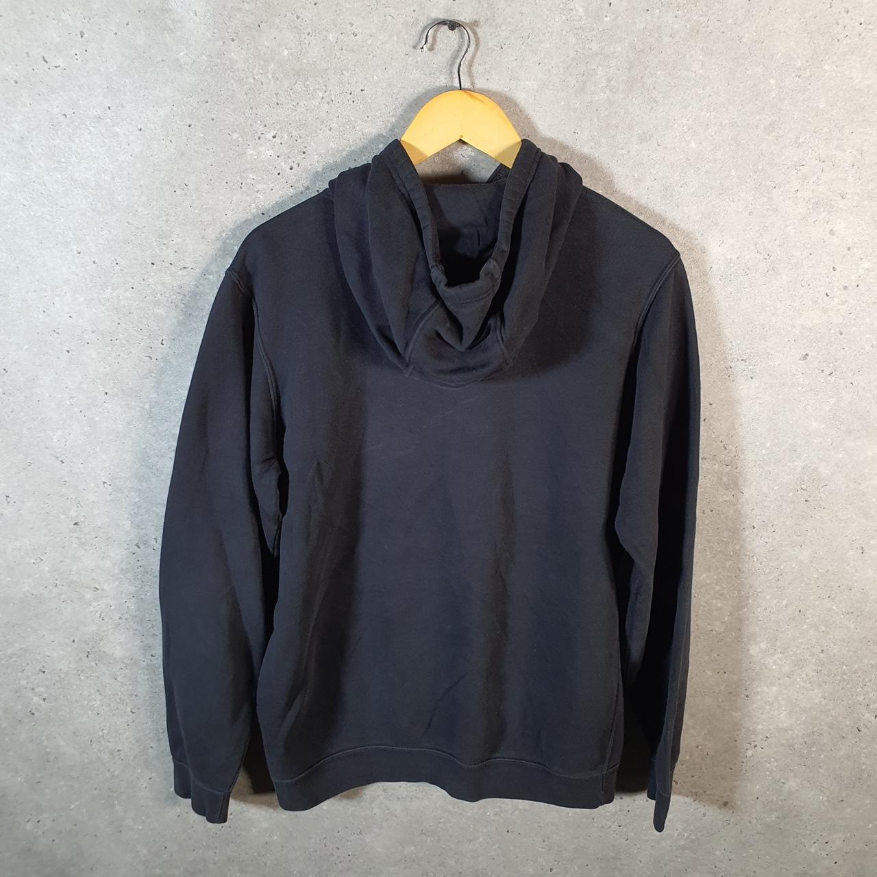 Vintage Nike Club Embroidered Hoodie Men’s Medium Black Swoosh Y2K Pullover