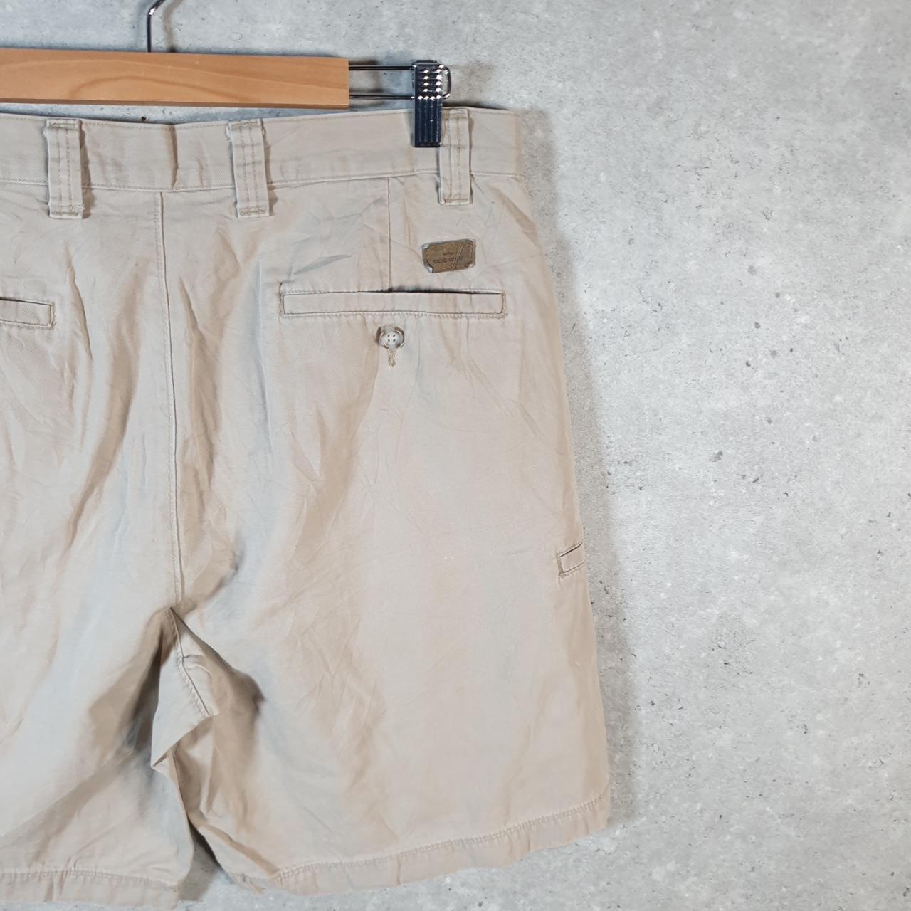 Vintage Dockers Chino Shorts Jorts Cargo Men’s W34 Brown Baggy Cotton