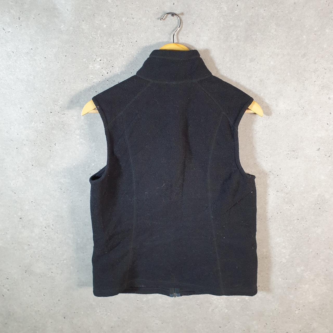 Vintage Patagonia Synchilla Better Sweater Fleece Vest Full Zip Sweatshirt Womens Medium Black