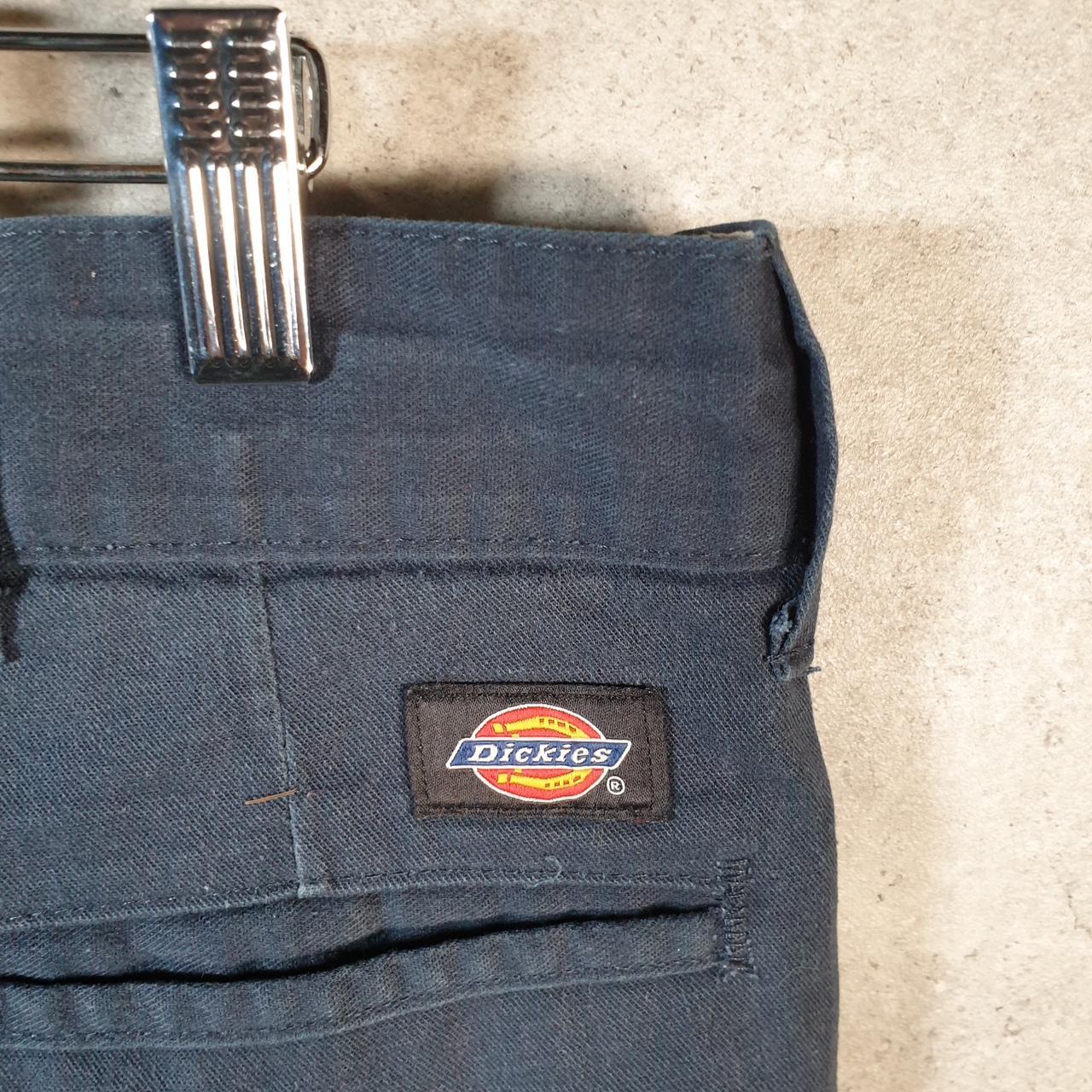 Vintage Dickies Baggy Chino Shorts Jorts Cargo Mens W36 Black Relaxed Fit