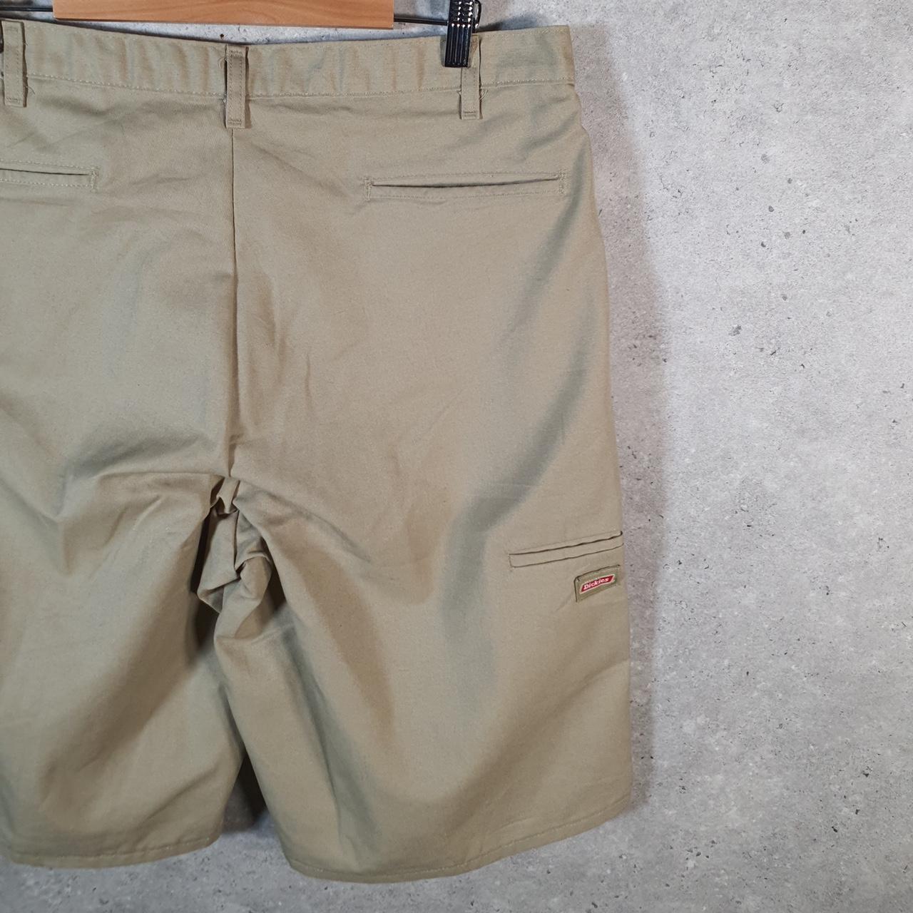 Vintage Dickies Baggy Chino Shorts Jorts Cargo Mens W38 Brown Relaxed Fit