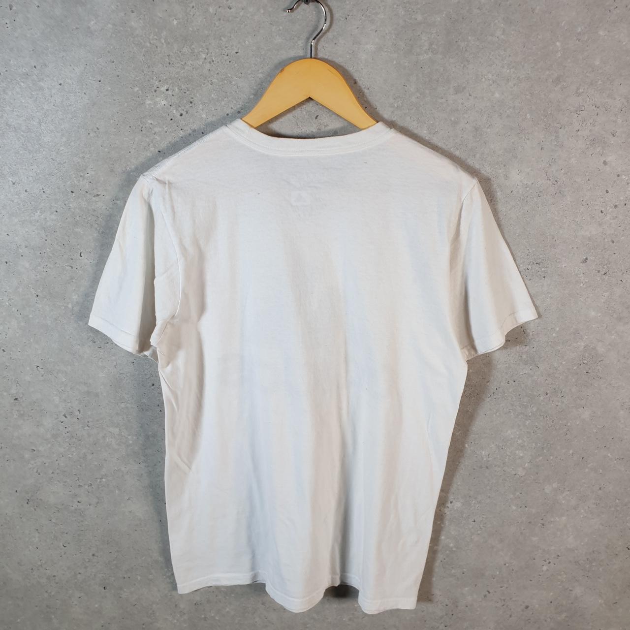 Vintage Adidas Go To Tee T Shirt Men’s Medium White Three Stripes Logo Athletic