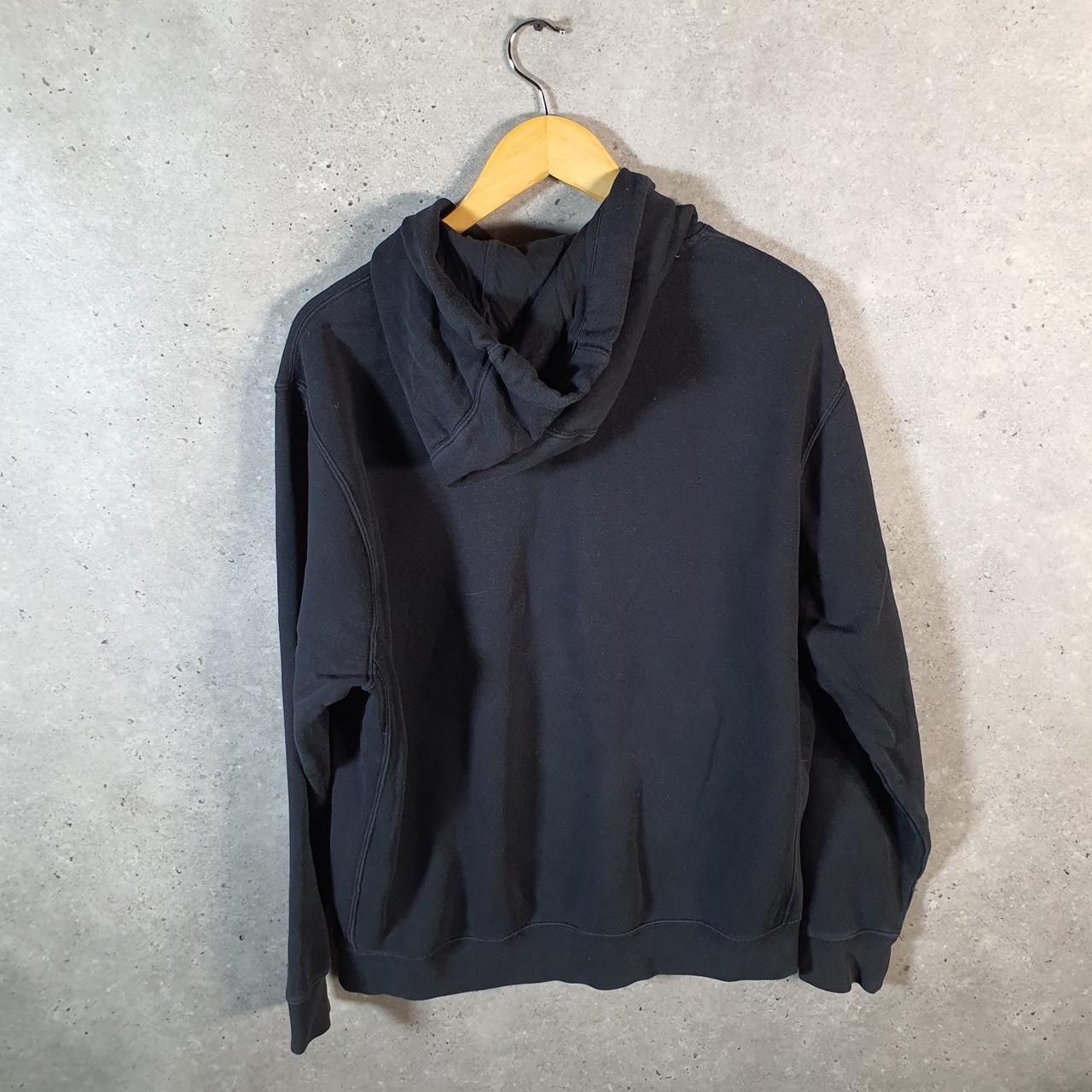 Vintage Nike Club Hoodie Men’s Large Black Swoosh Y2K Pullover