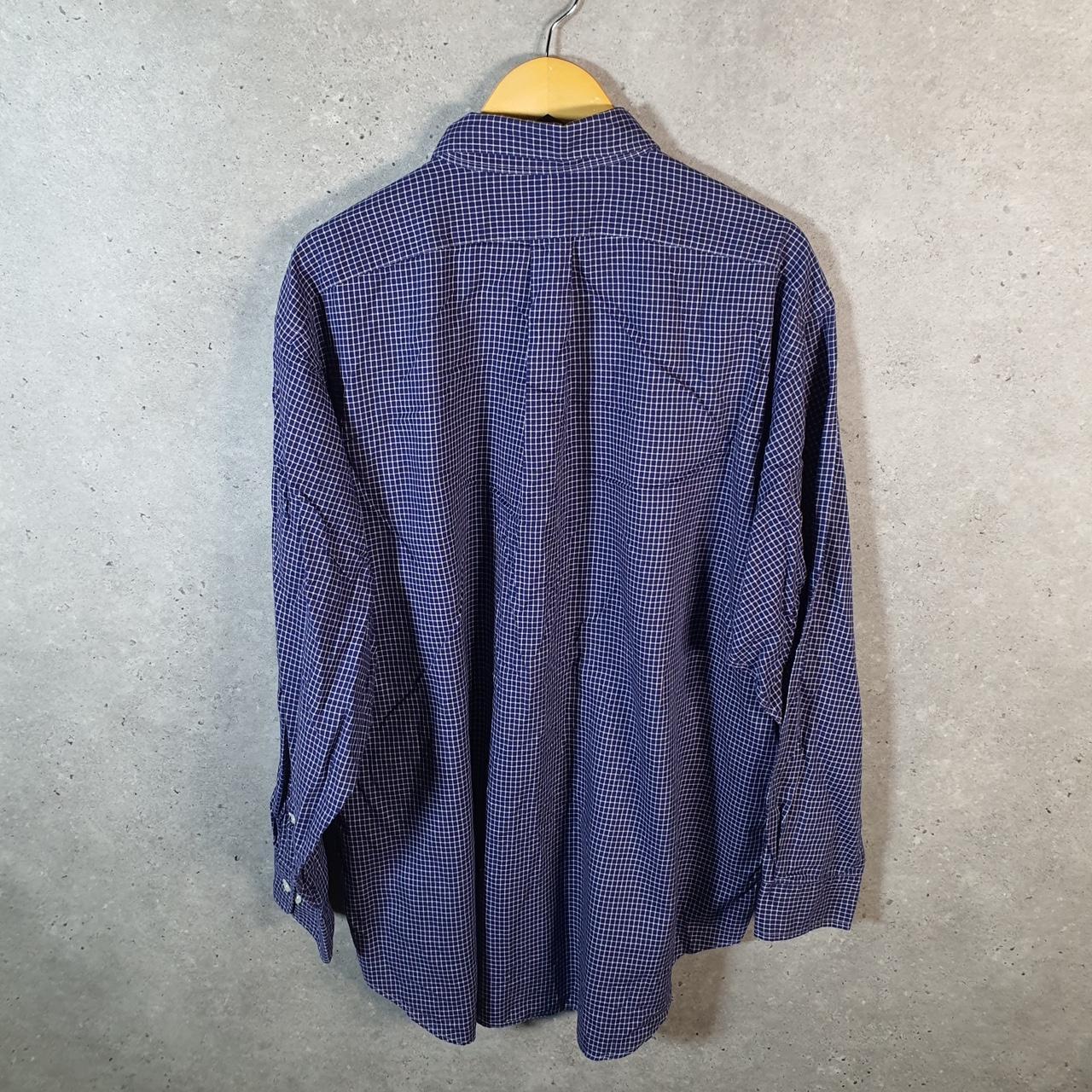 Vintage Ralph Lauren Button Down Shirt Men’s 2XL Checkered Yarmouth Fit Pony Cotton