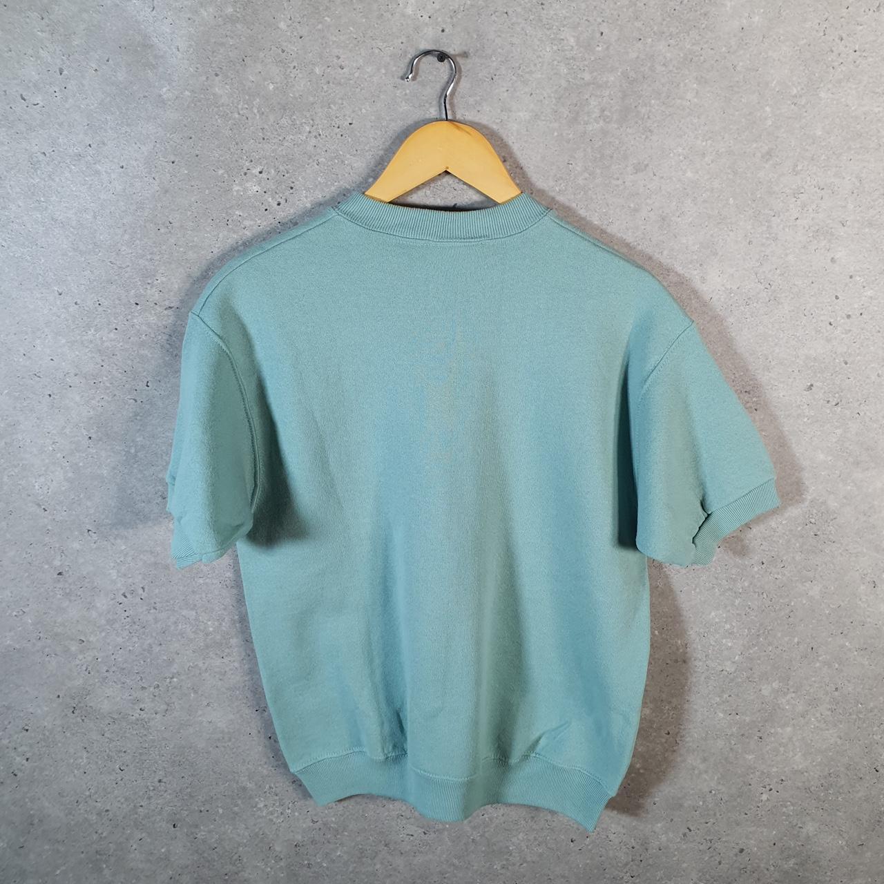 Vintage Lee Cotton Blend Short Sleeve Tank Sweatshirt Men’s Medium Blue USA Pullover