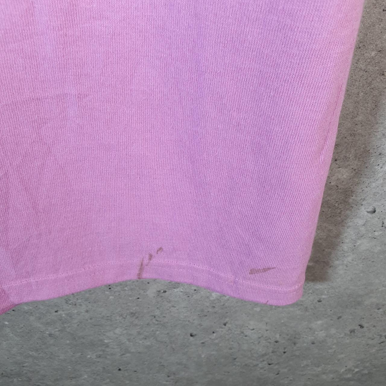 Vintage Champion Spellout T Shirt Men’s XS Pink Casual USA Athletic