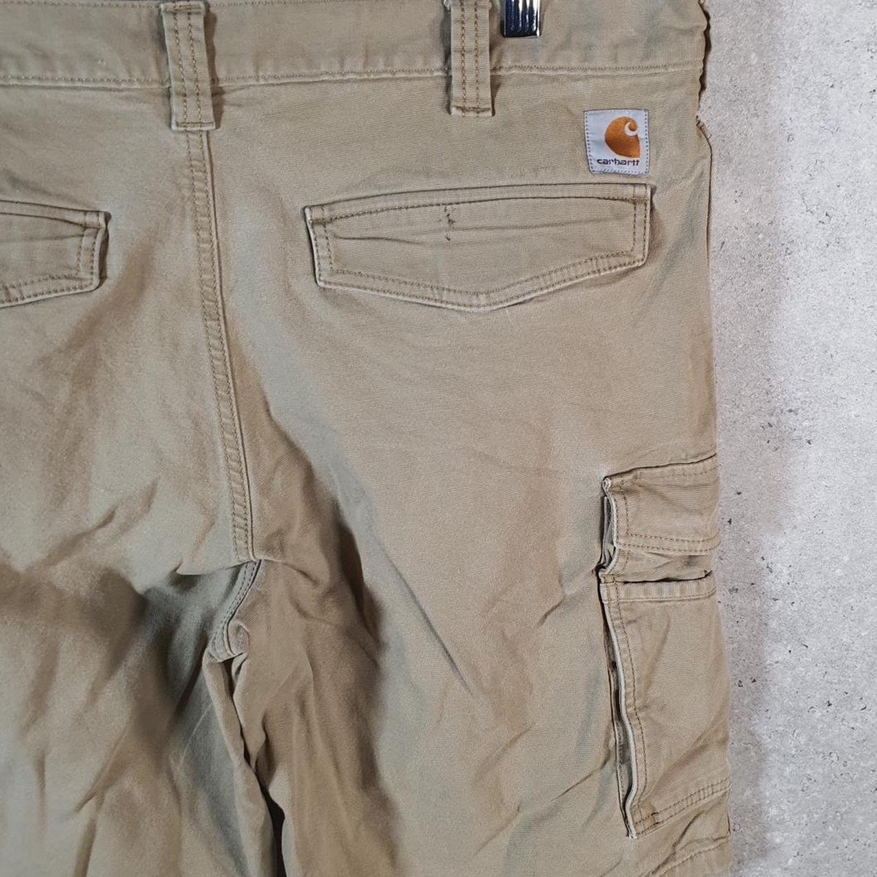 Vintage Carhartt Baggy Carpenter Shorts Jorts Cargo Men’s W38 Brown Relaxed Fit Workwear A4692